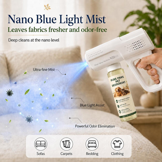 Bio-Enzyme Stain and Odor Eliminator Spray for Pets, Probiotic Floral Formula, Plant-Based Deodorizing Cleaner, Non-Toxic and Pet-Safe Solution for Indoor Urine, Odor, and Stain Removal